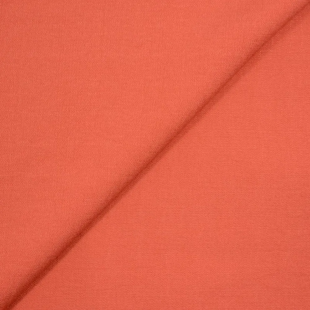 Crêpe viscose Lily orangé saumon
