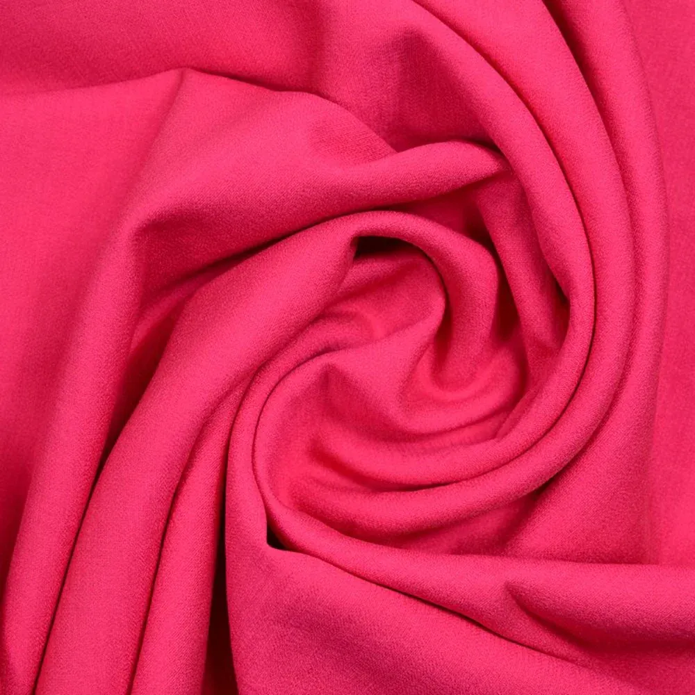 Crêpe viscose Lily rose fuchsia – Image 3
