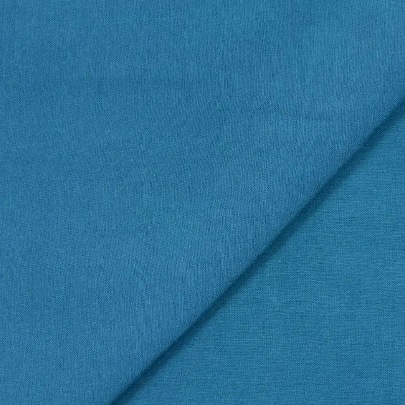 Voile viscose bleu pétrole