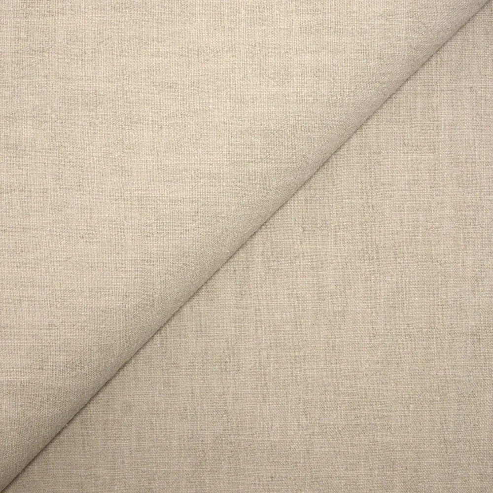 100% Lin lavé grège