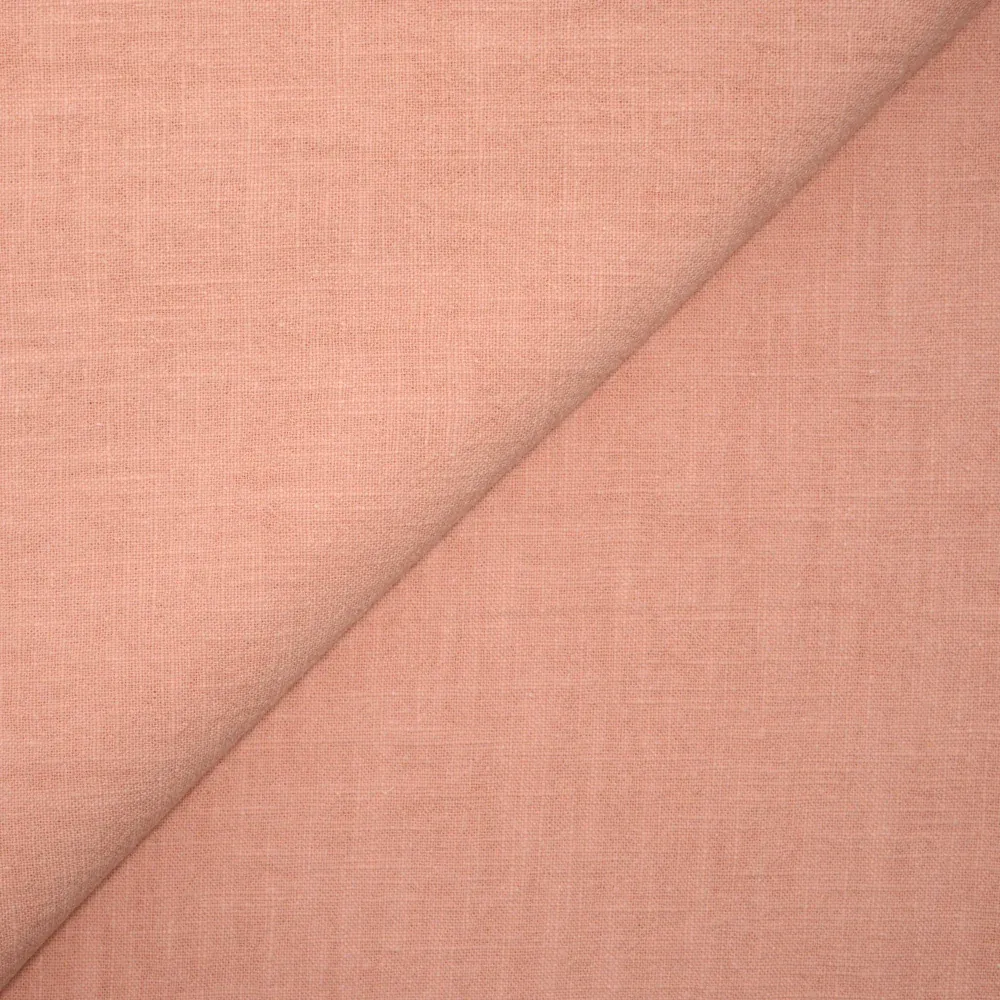 100% Lin lavé rose chair