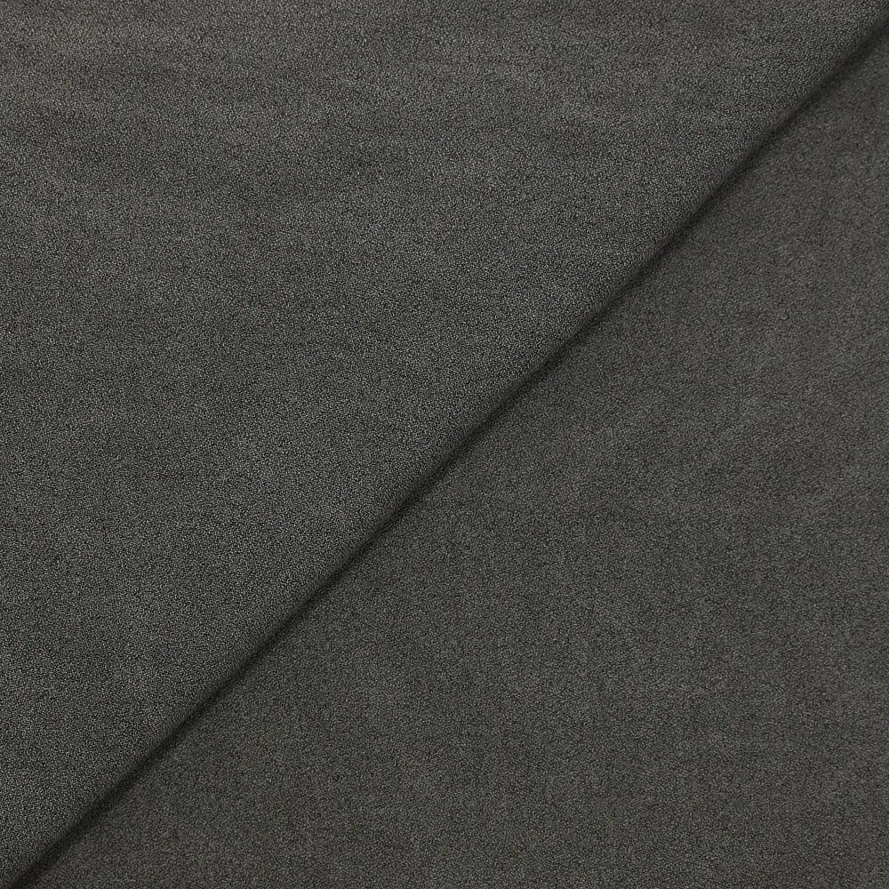 Crêpe viscose fin gris souris