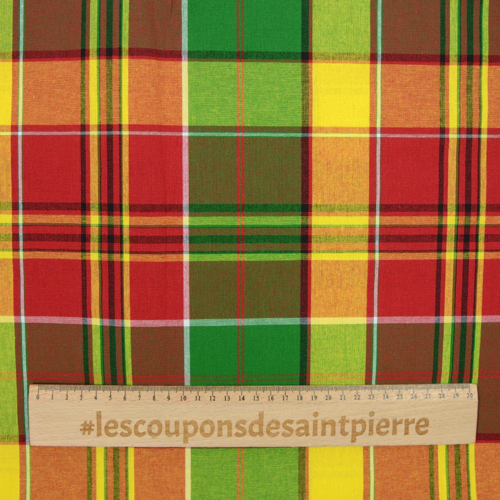 Tissus Coton Madras n°H – Image 4