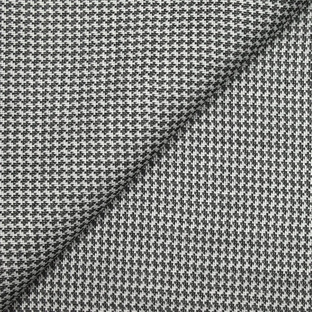 Jacquard viscose fantaisie noir et blanc – Image 4