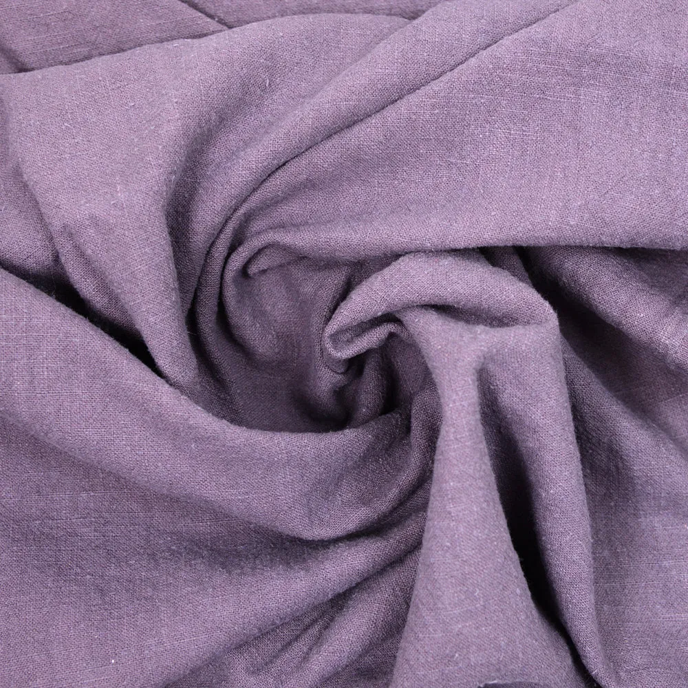 100% Lin lavé mauve – Image 2
