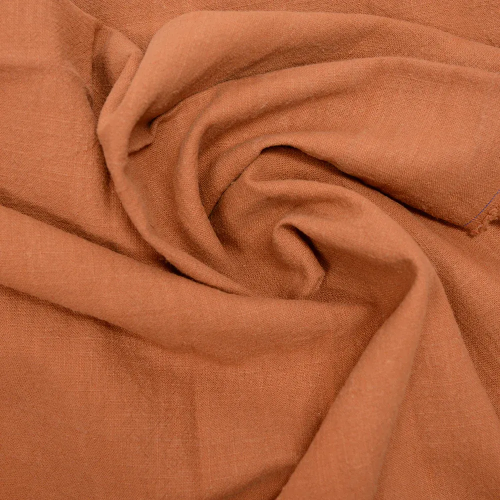 100% Lin lavé fauve – Image 2