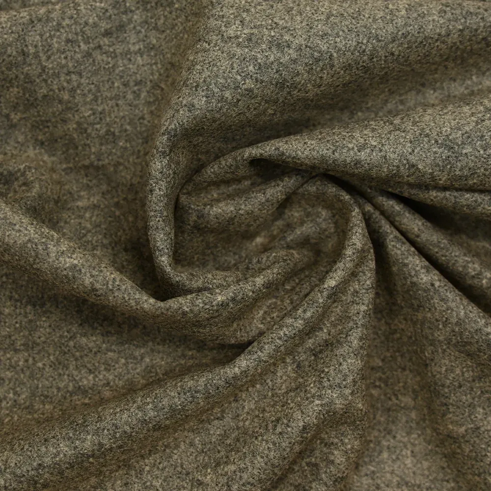Caban polyester chiné beige – Image 2