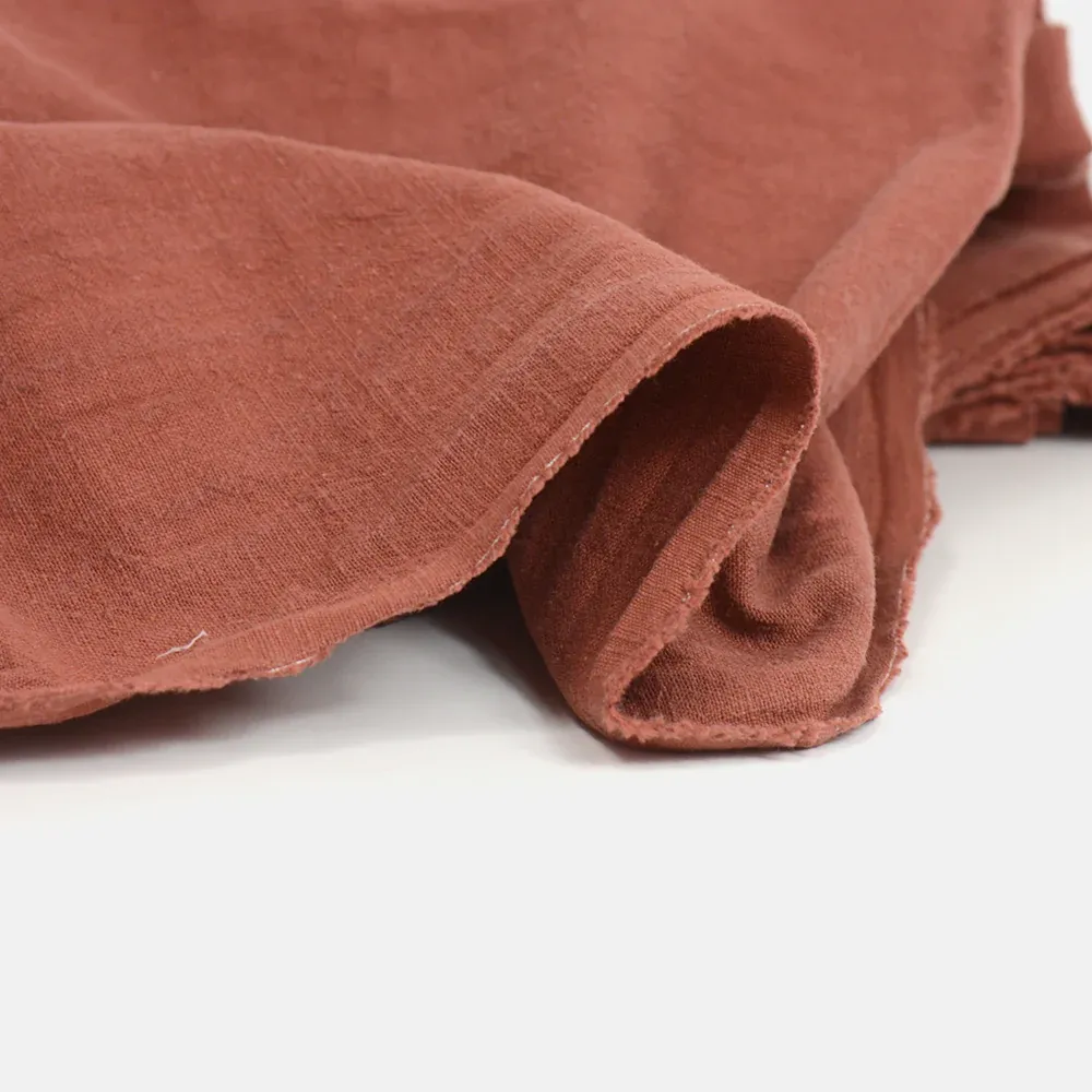 100% Lin lavé tomette – Image 4