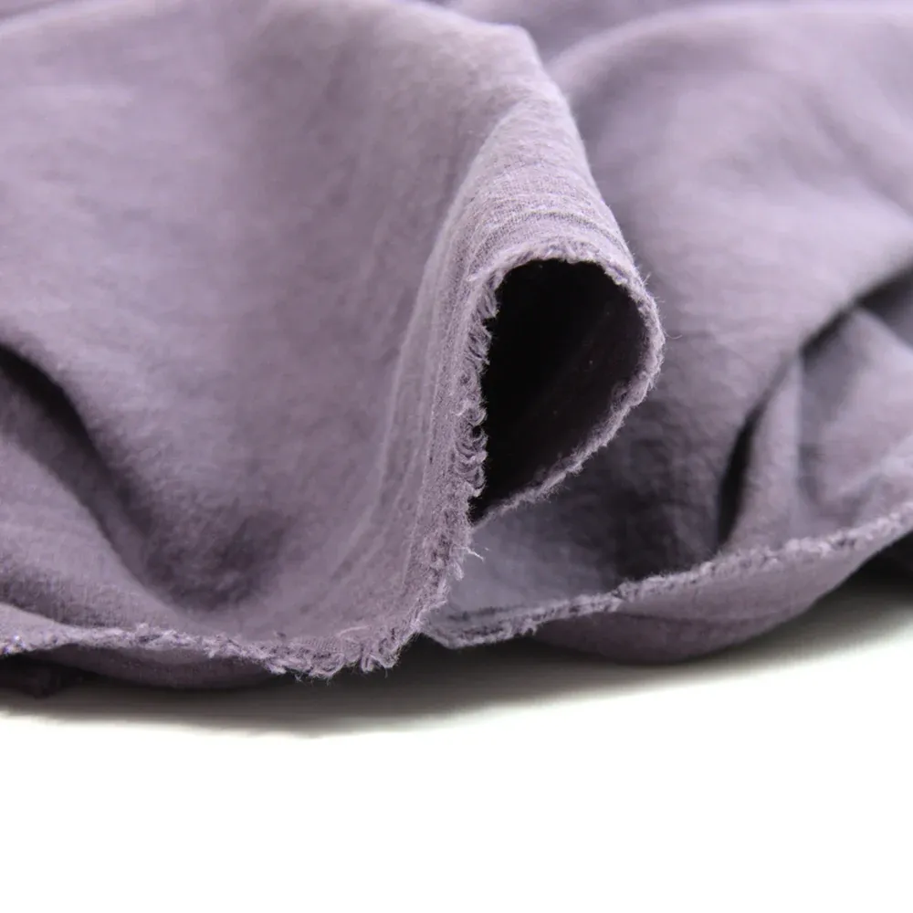 100% Lin lavé mauve – Image 4