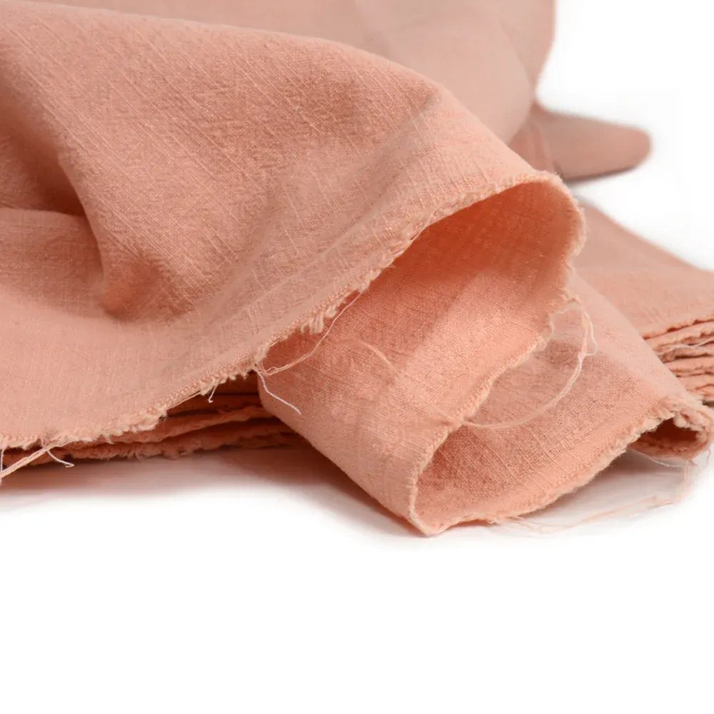 100% Lin lavé rose chair – Image 4