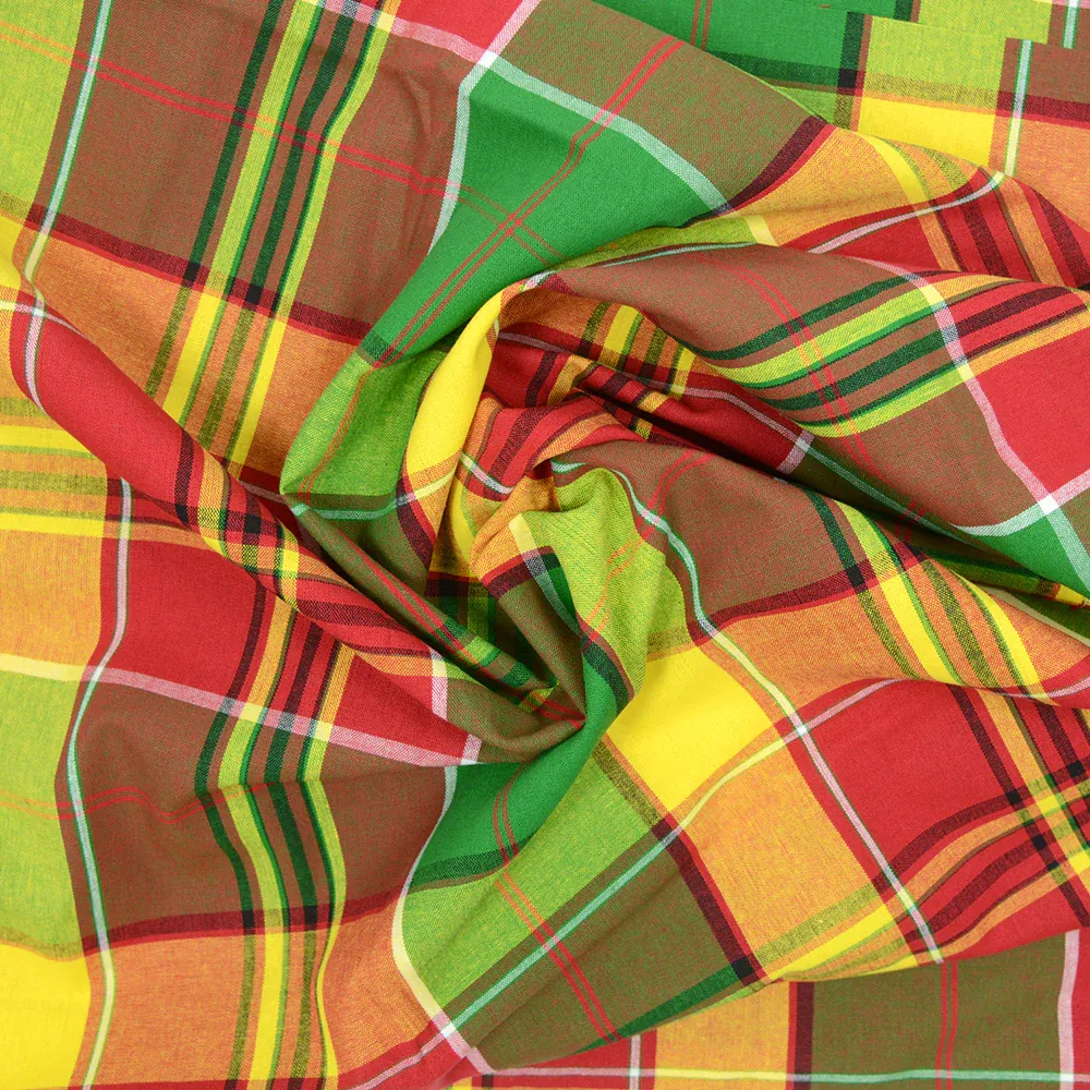 Tissus Coton Madras n°H – Image 2