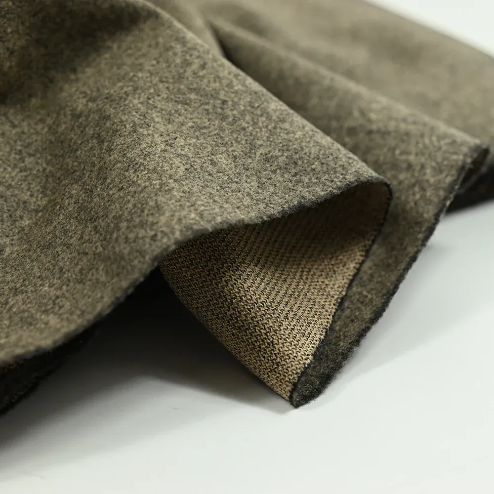 Caban polyester chiné beige – Image 5