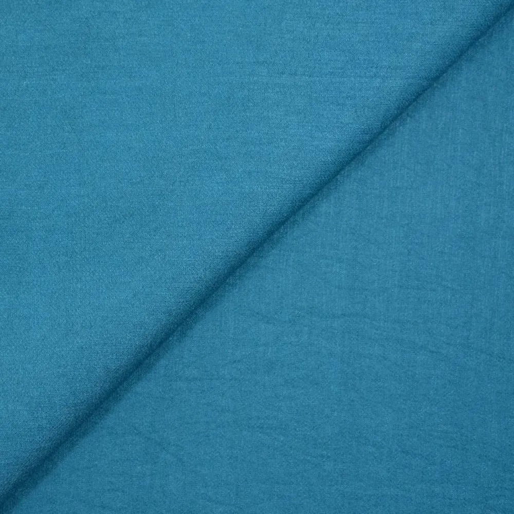 Crêpe viscose Lily pétrole