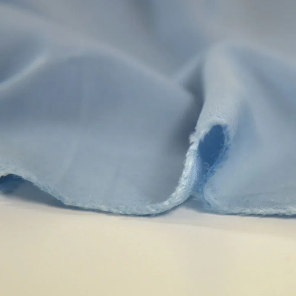 Voile viscose bleu glacier – Image 5