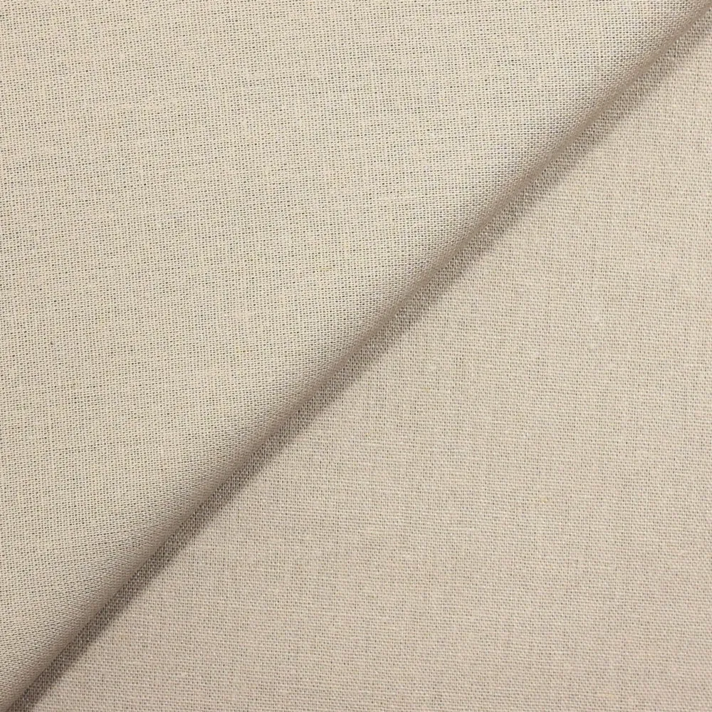 Lin viscose uni sable