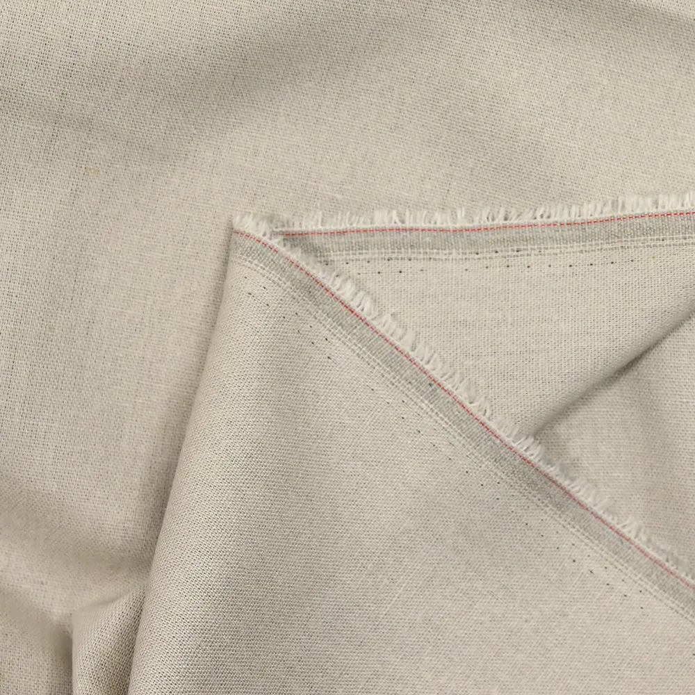 Lin viscose uni sable – Image 3