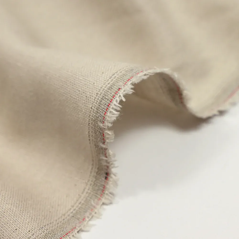 Lin viscose uni sable – Image 4