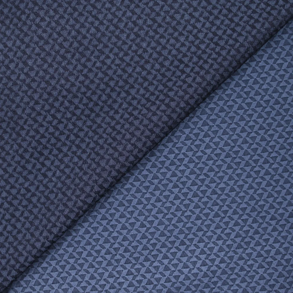 Jacquard polyviscose triangle fond marine – Image 4