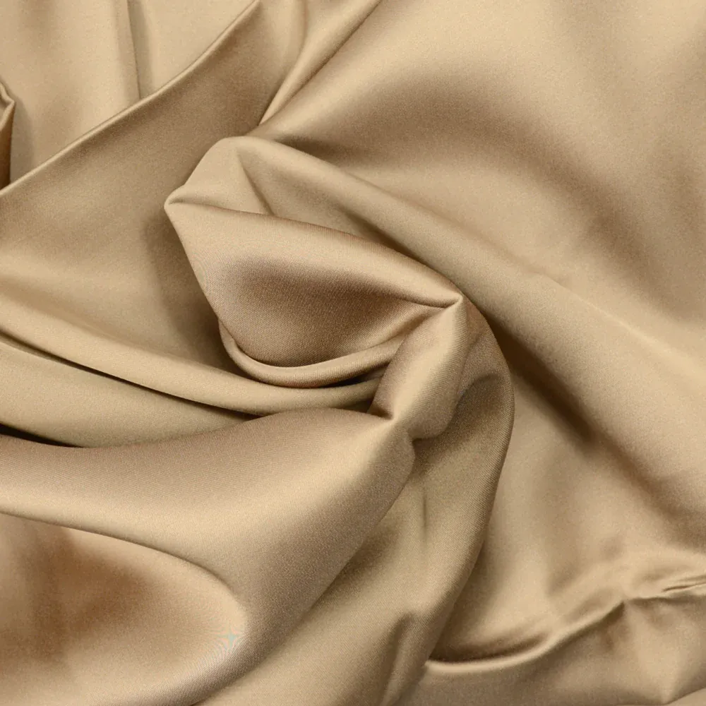 Satin viscose café – Image 2