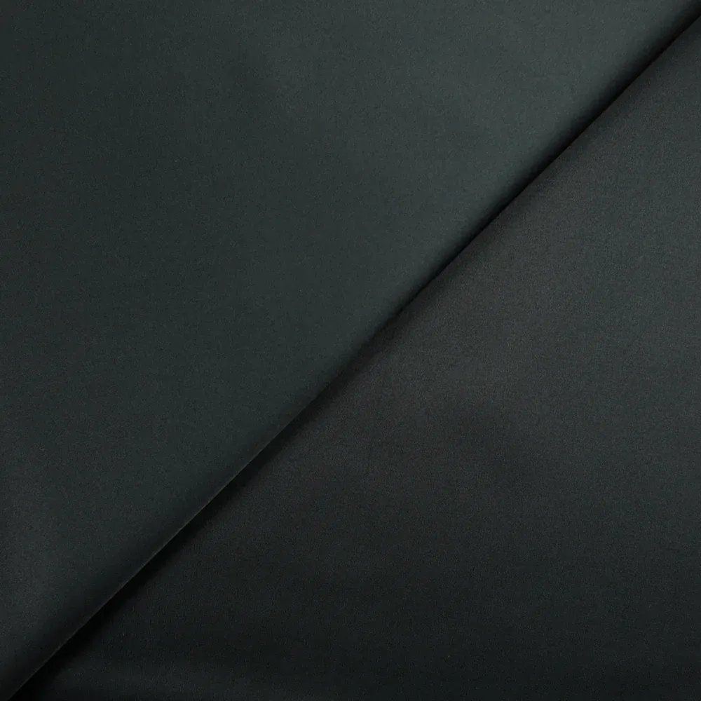 Satin viscose noir