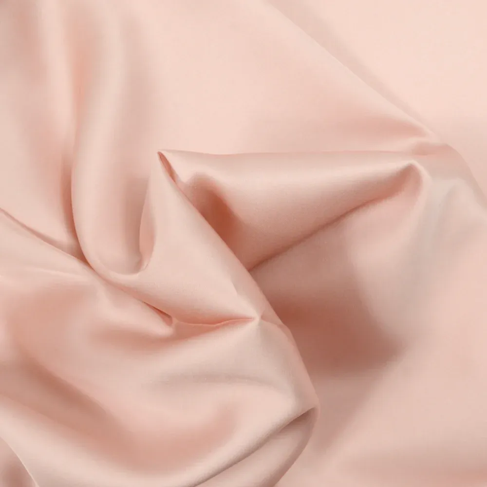 Satin viscose vieux rose – Image 2