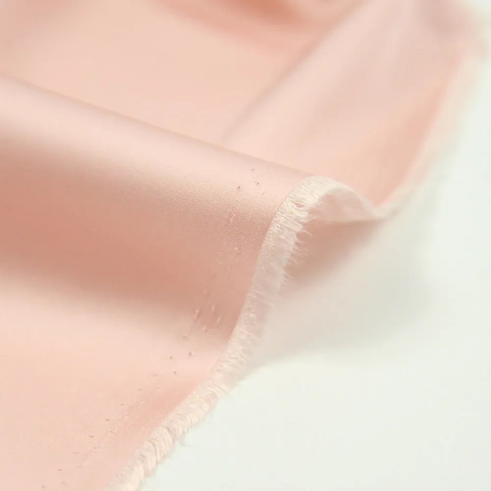 Satin viscose vieux rose – Image 3
