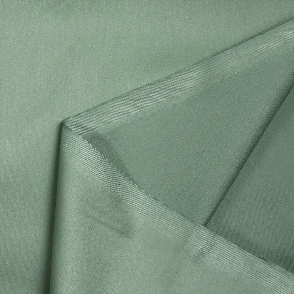 Popeline de coton satinée sauge – Image 4