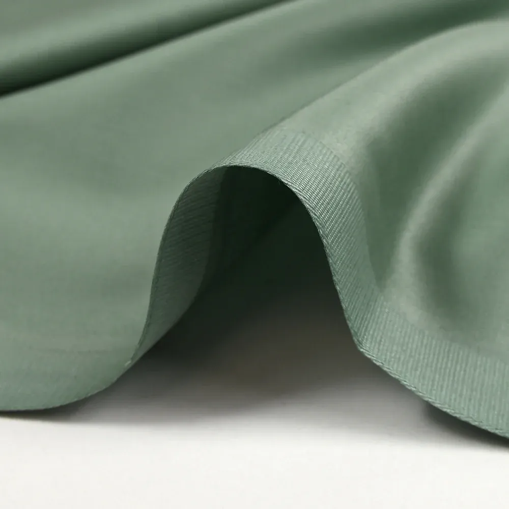 Popeline de coton satinée sauge – Image 5