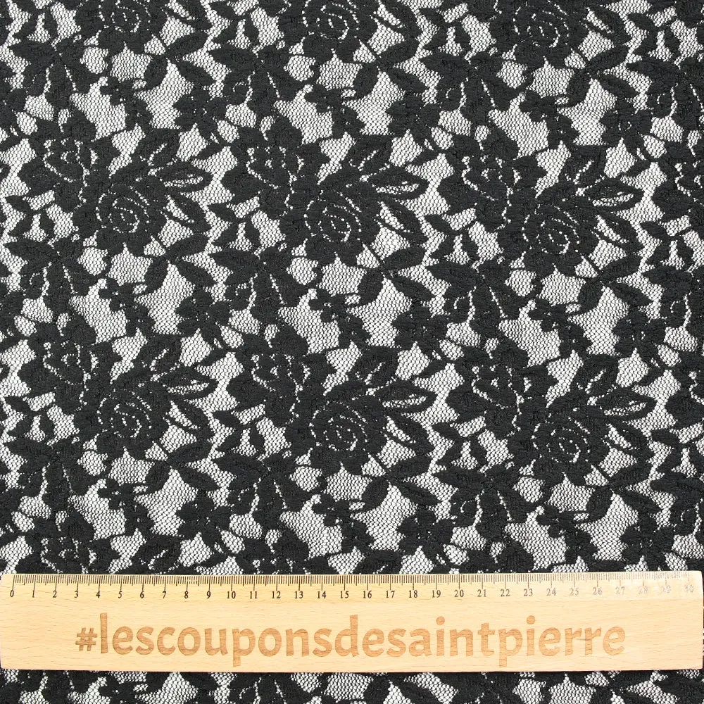 Dentelle polyester Hannah noir – Image 3