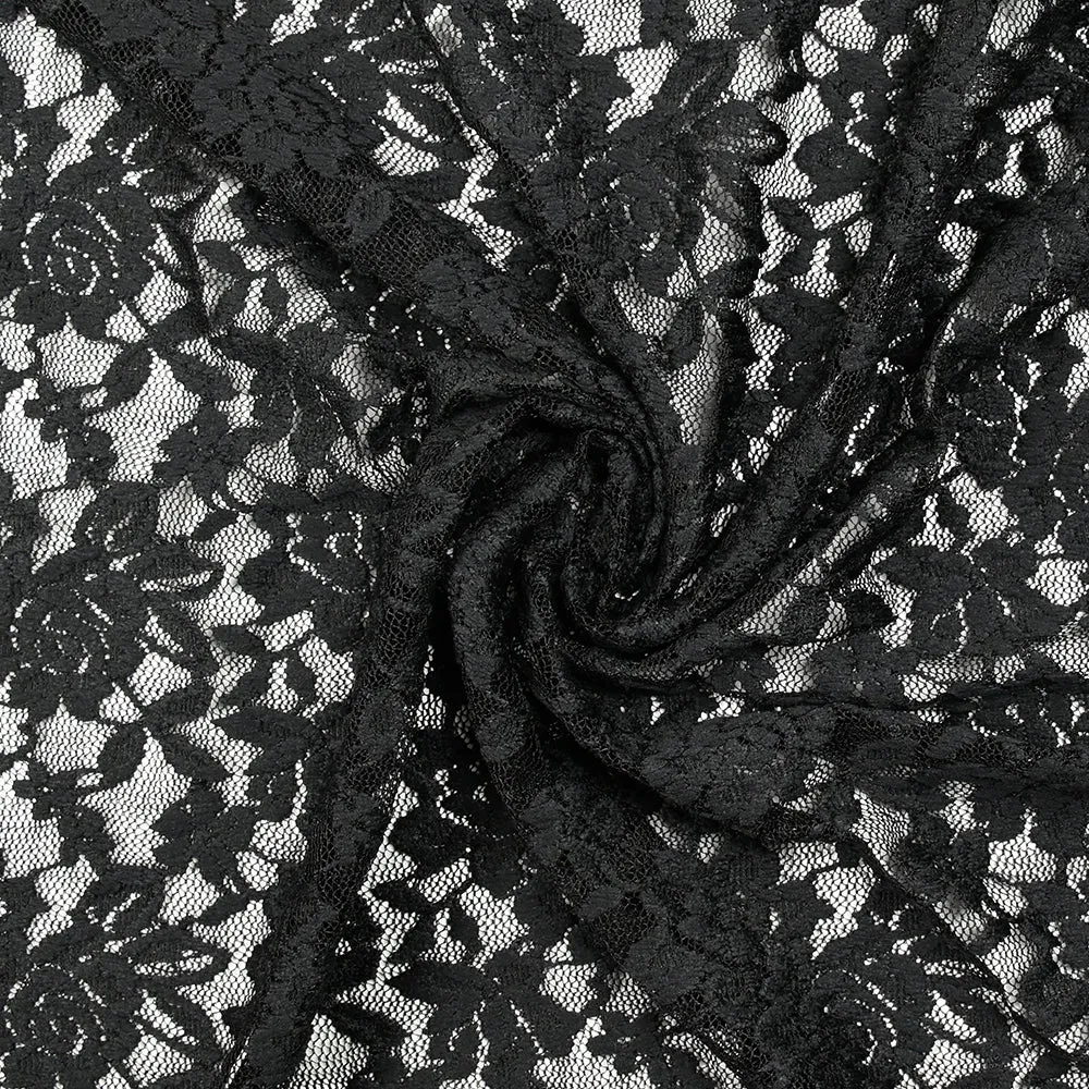 Dentelle polyester Hannah noir – Image 2