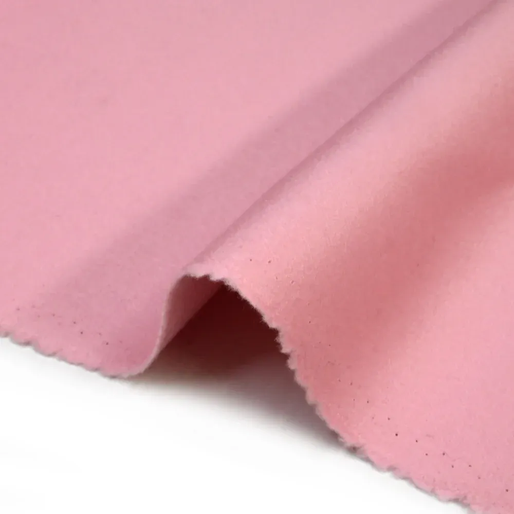 100% cachemire double face rose layette au mètre – Image 8