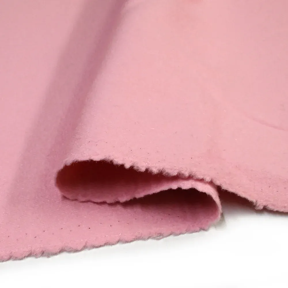 100% cachemire double face rose layette au mètre – Image 7