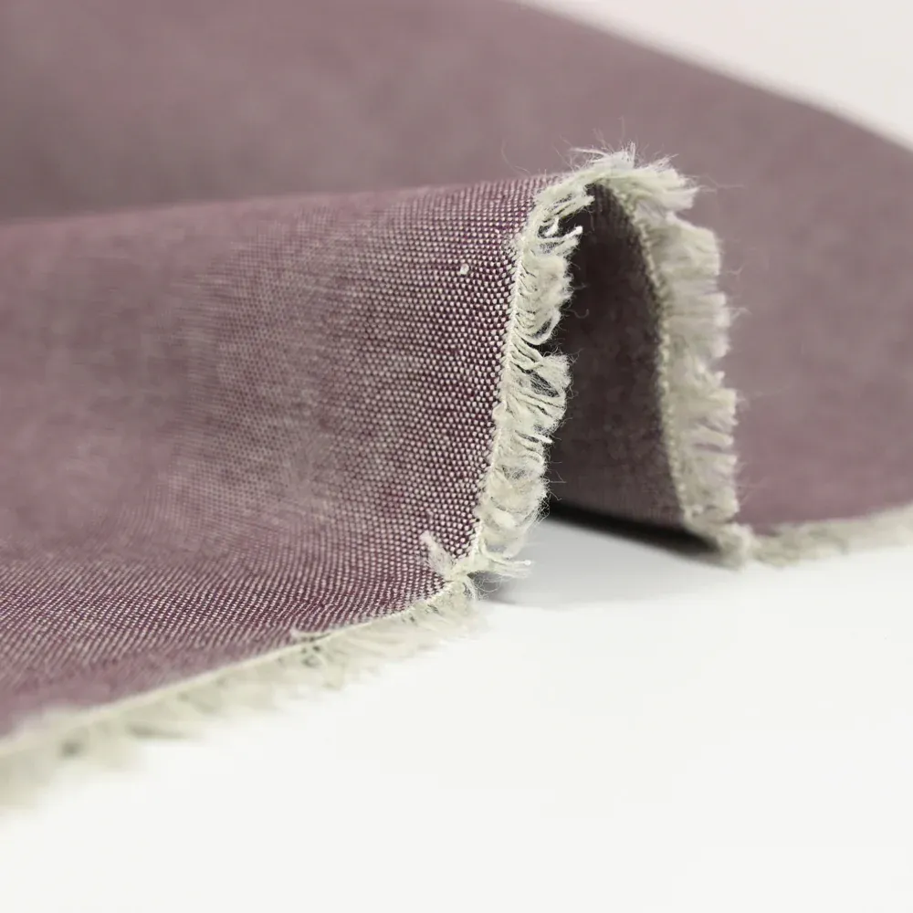 Coton oxford lie de vin – Image 4