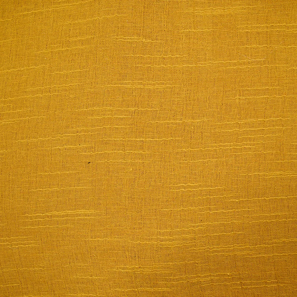 Toile de jute doupionné coton ocre – Image 3