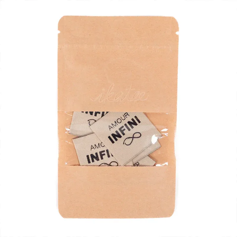 Étiquettes tissées "Amour infini" x 5 – Image 2