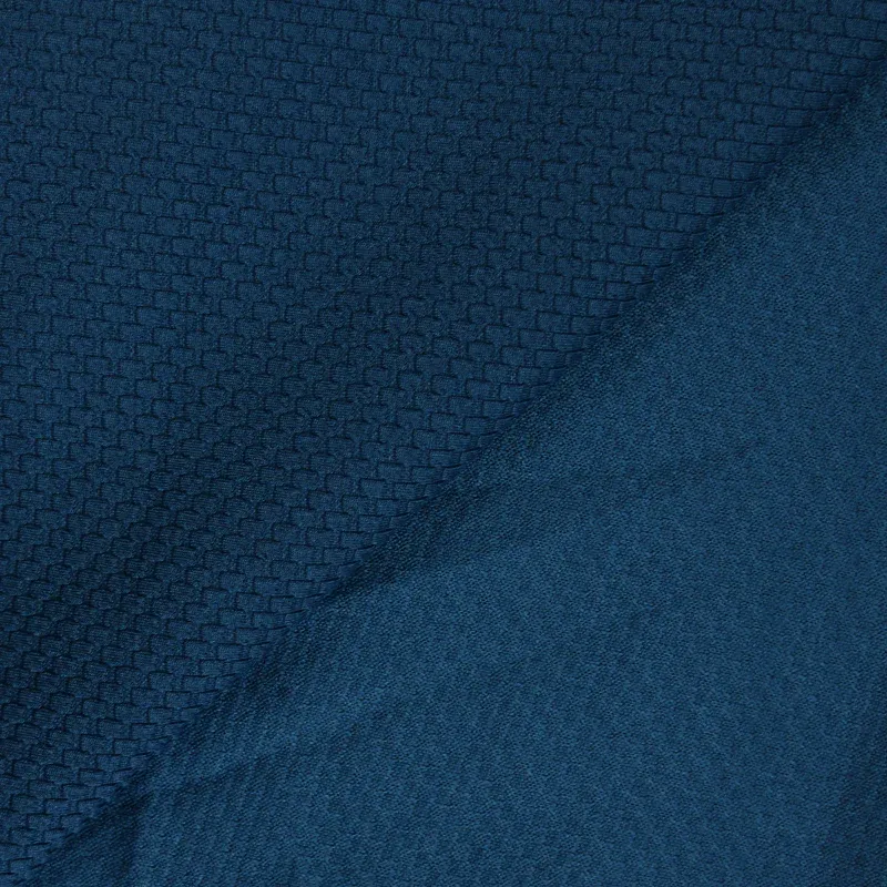 Jersey nid d'abeille bleu canard – Image 3