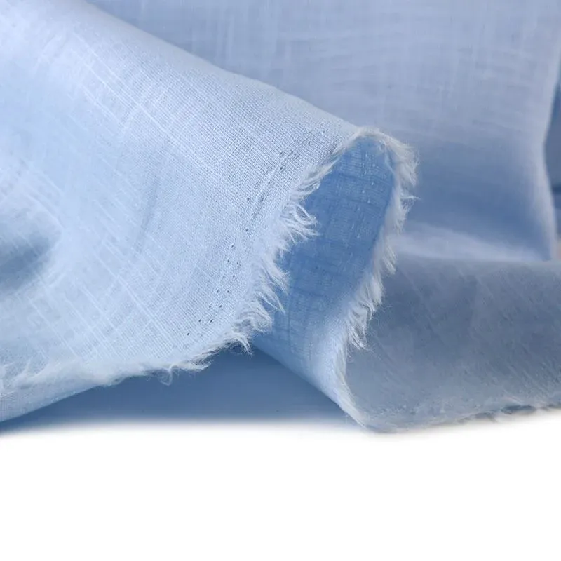 100% Lin bleu bébé – Image 4