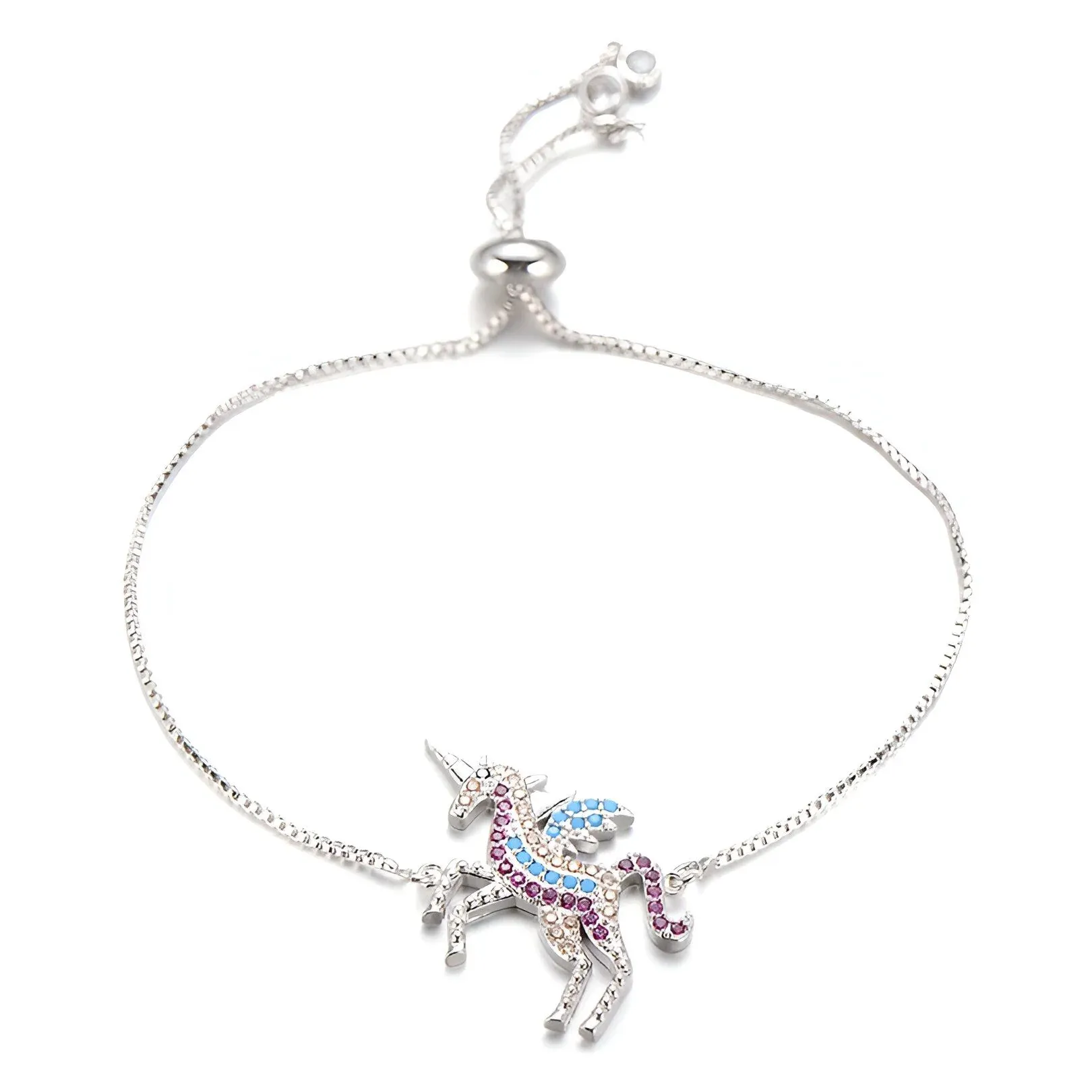 Bracelet Licorne en zircone cubique – Image 3