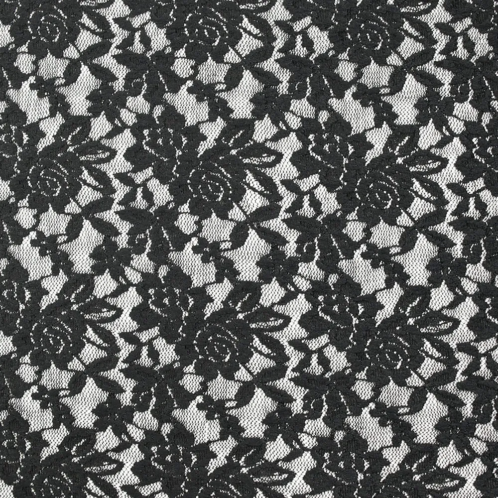 Dentelle polyester Hannah noir