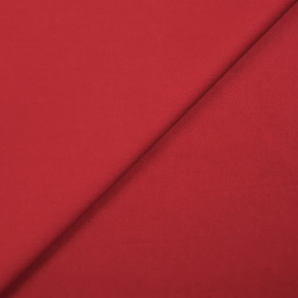 Popeline de coton rouge