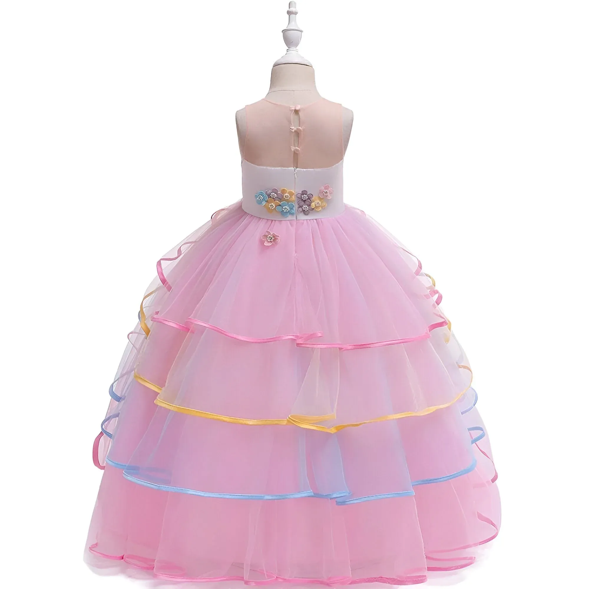 Robe Déguisement Licorne Rose Fille – Image 5