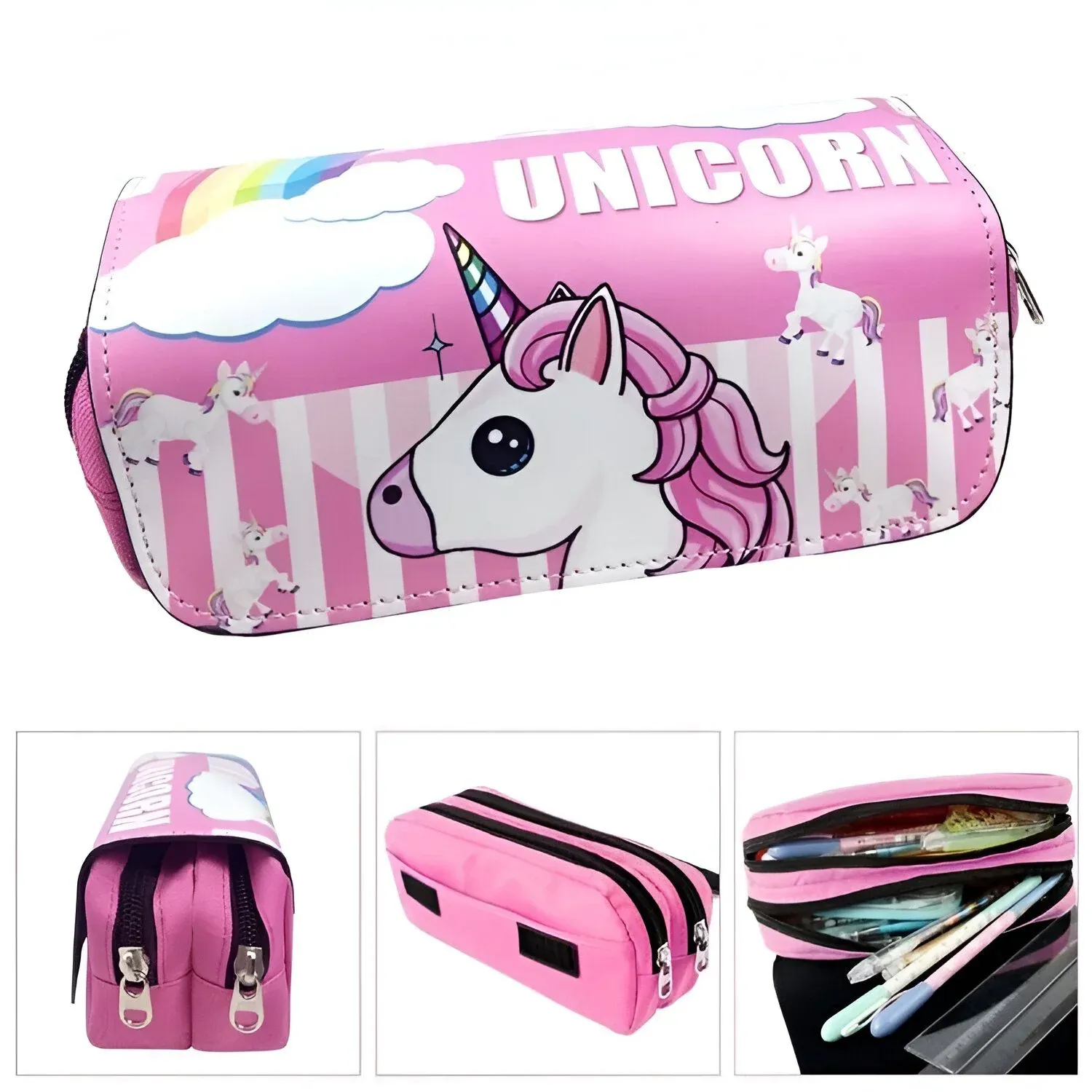 Trousse Licorne École 2 Compartiments