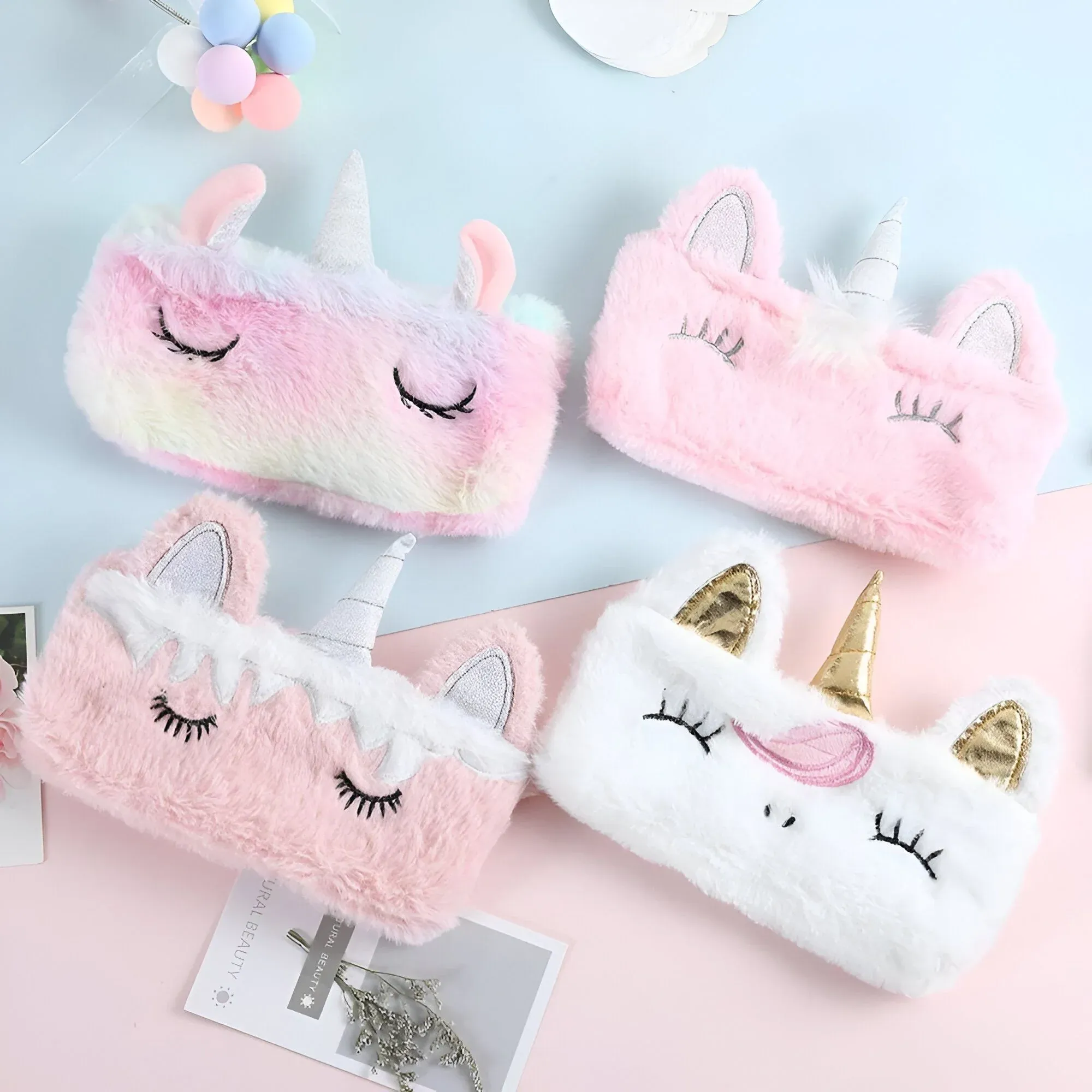 Trousse Ecole et Loisirs Licorne Peluche Fille – Image 2